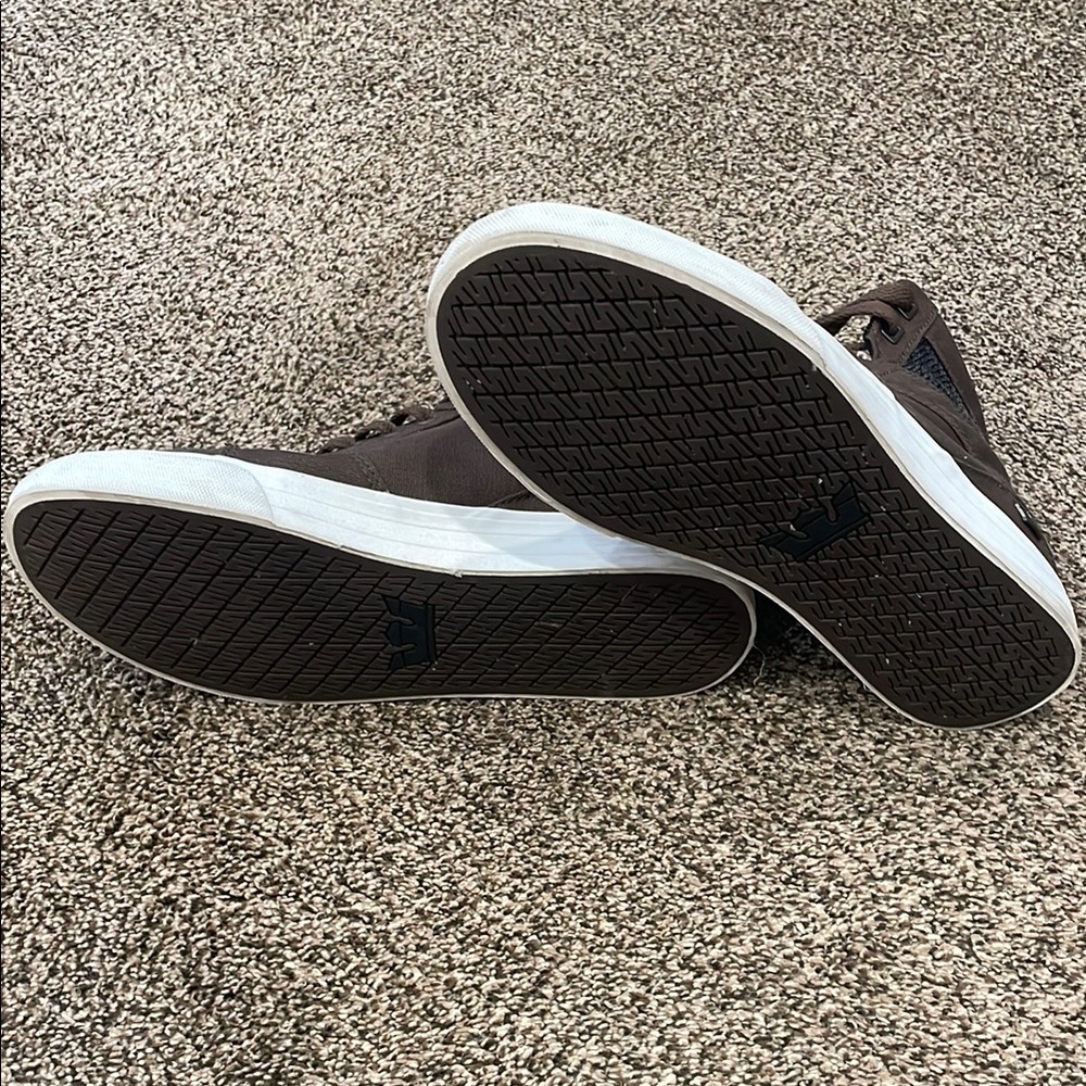 SUPRA Men’s High-Top Sneakers in Brown - Picture 2 of 3